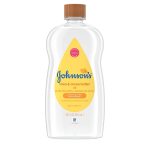 Johnson's Baby Oil, Mineral Oil Enriched with Shea & Cocoa Butter to Prevent Moisture Loss, Hypoallergenic, 20 fl. oz